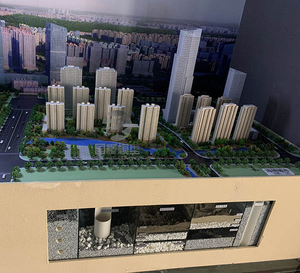 桐城市建筑模型